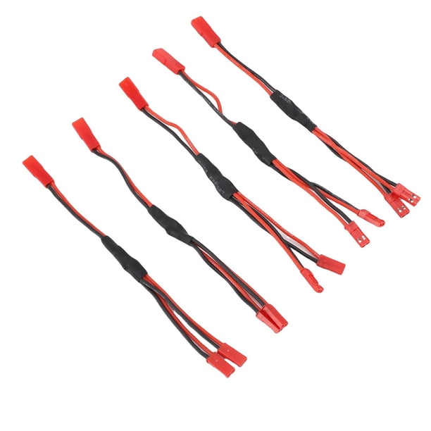 Divisor De Enchufe ESC De Motor RC, Arnés Divisor JST De Cobre De Silicona De 15,5 Cm/6,1 Pulgadas De Alta Dureza Hembra A Macho Flexible Para Motores Mini ESC 030 050 180