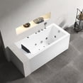 thumbnail image 4 of 59 in. Acrylic Right Drain Rectangular Alcove Whirlpool Bathtub in White, 4 of 7
