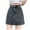 Grey, variant on SRZYMJ Women's Denim Mini Skort High Waisted Stretch Casual Jean Skirt Shorts