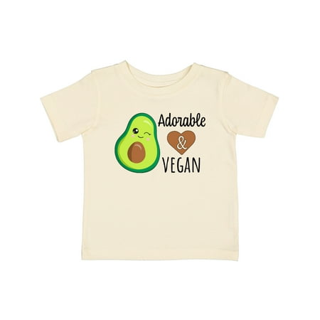 

Inktastic Adorable and Vegan Cute Avocado Gift Baby Boy or Baby Girl T-Shirt