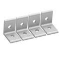 thumbnail image 2 of 4 piezas de soportes de esquina para conectores de perfil de aluminio (blanco 2020A), 2 of 9