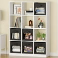 thumbnail image 6 of SpaceAid Storage Cubes with Clear Windows, Set of 6 Fabric Bins, 11 Inch, Black, 6 of 7