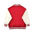 thumbnail image 4 of DHFJKG Stylish Baseball Letter Embroidery Jacket For Kids Boys Girls Lightweight Autumn Outerwear Coats For Children Youth Casual Jacket Long Sleeve Cozy Outerwear, 4 of 8