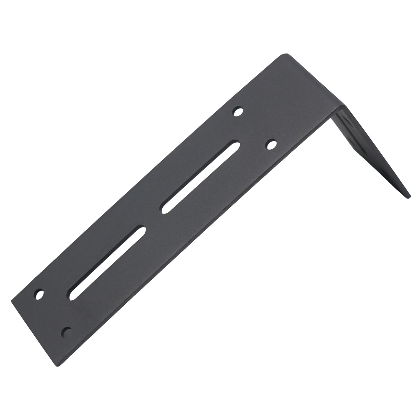 Lylong Home Essentials 1Pcs Heavy Duty Industrial L Shape Adjustable Corner Shelf Brackets Black