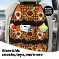 thumbnail image 3 of Zufioo Sunflower Gnomes and Bees for Car Seat Kick-Proof Storage Pads 2 Pack, Anti-Stain Adjustable Car Seat Protectors for SUV, Jeep, Truck-One Size, 3 of 9