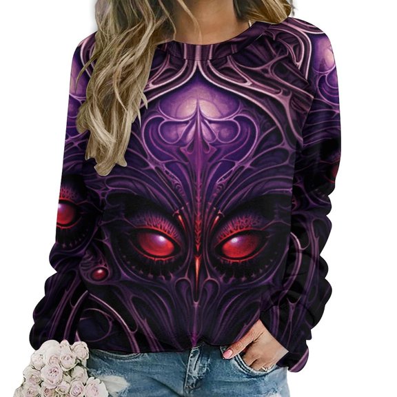 Sweatshirt For Womens Crewneck Abstract Flowers Hoodies Teen Girls Cute