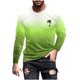 thumbnail image 1 of Blusas y camisas de manga larga y cuello redondo para hombre, camisetas casuales con estampado de moda y cuello redondo, blusas de licra de manga corta para hombre., 1 of 4
