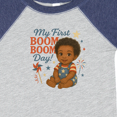 thumbnail image 4 of Inktastic My First Boom Boom Day Cute Baby Celebration Boys or Girls Baby Bodysuit, 4 of 5