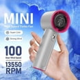 thumbnail image 4 of Cordless Fan Dust Blower Handheld Engine Fan Duster 100 Speed for Women Men Computer Cleaning Outdoor Office pink pink pink pink pink, 4 of 4