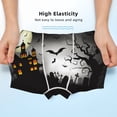 thumbnail image 3 of Yiaed Happy Halloween 1 Print Boys' Boxer Briefs Cotton Casual Stretch Comfort Boys Boxers - Kids Boxer Briefs Underwear for Boys (6-18)-XX-Small, 3 of 5