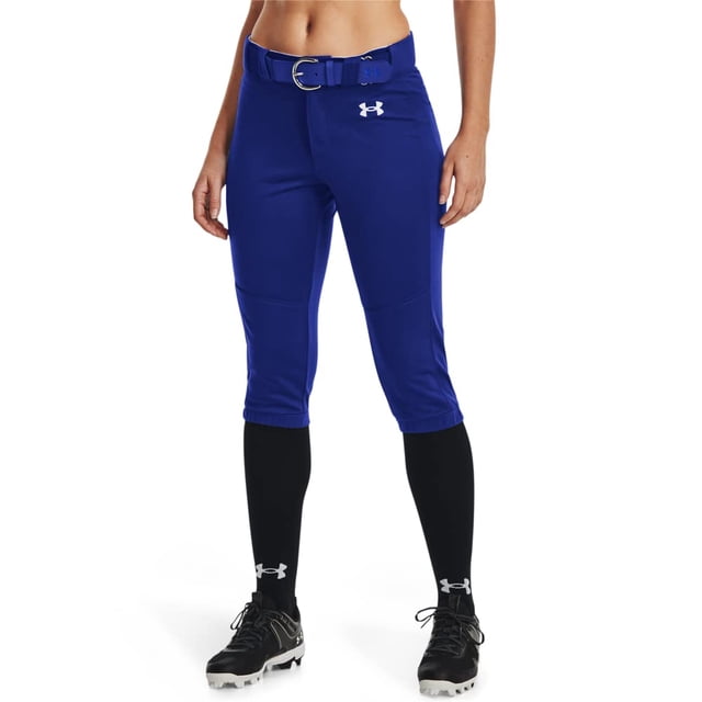 Pantalones de Softbol Under Armour Utility Mujer Talla XXL Azul/Blanco