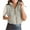 Gray, variant on Women Corduroy Lightweight Sleeveless Padded Coat Zip Up Cropped Puffer Vest