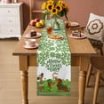 thumbnail image 2 of St. Patrick's Day Table Runner 90 Inches, Green Lucky Clovers Dog Bed Runner Dresser Scarves Tabletop for Indoor Outdoor Parties/Ceremony/Banquet, 13" x 90", 2 of 8