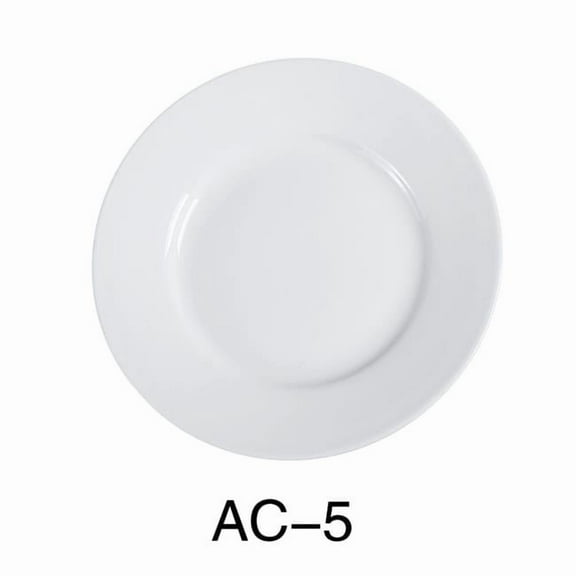 5.5 in. ABCO Bread Plate - Porcelain, Super White - Pack of 36