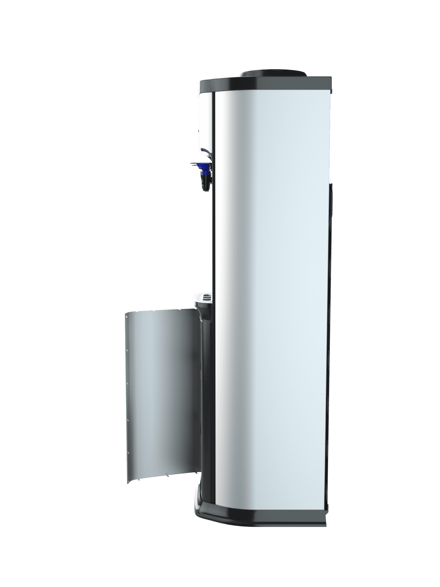 H2O-98 Top Load Water Dispenser in Black, Providing 40-48° F Cold Water, h2o, 40.5 inch Height