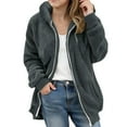 thumbnail image 3 of Garbnen Kids Fleece Jacket Full-Zip Hooded Fall Winter Fuzzy Coats for Girls Fleece-Lined Sherpa Kids Jackets Boys with Pockets 11-12 Years, 3 of 7
