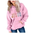 thumbnail image 6 of JUMEYU Baby Girl Hoodie Kids Hoodies for Girls Hoodie Sweatshirts with Drawstring Pullover Hooded 3T 4T (Pink,3-4 Years), 6 of 6