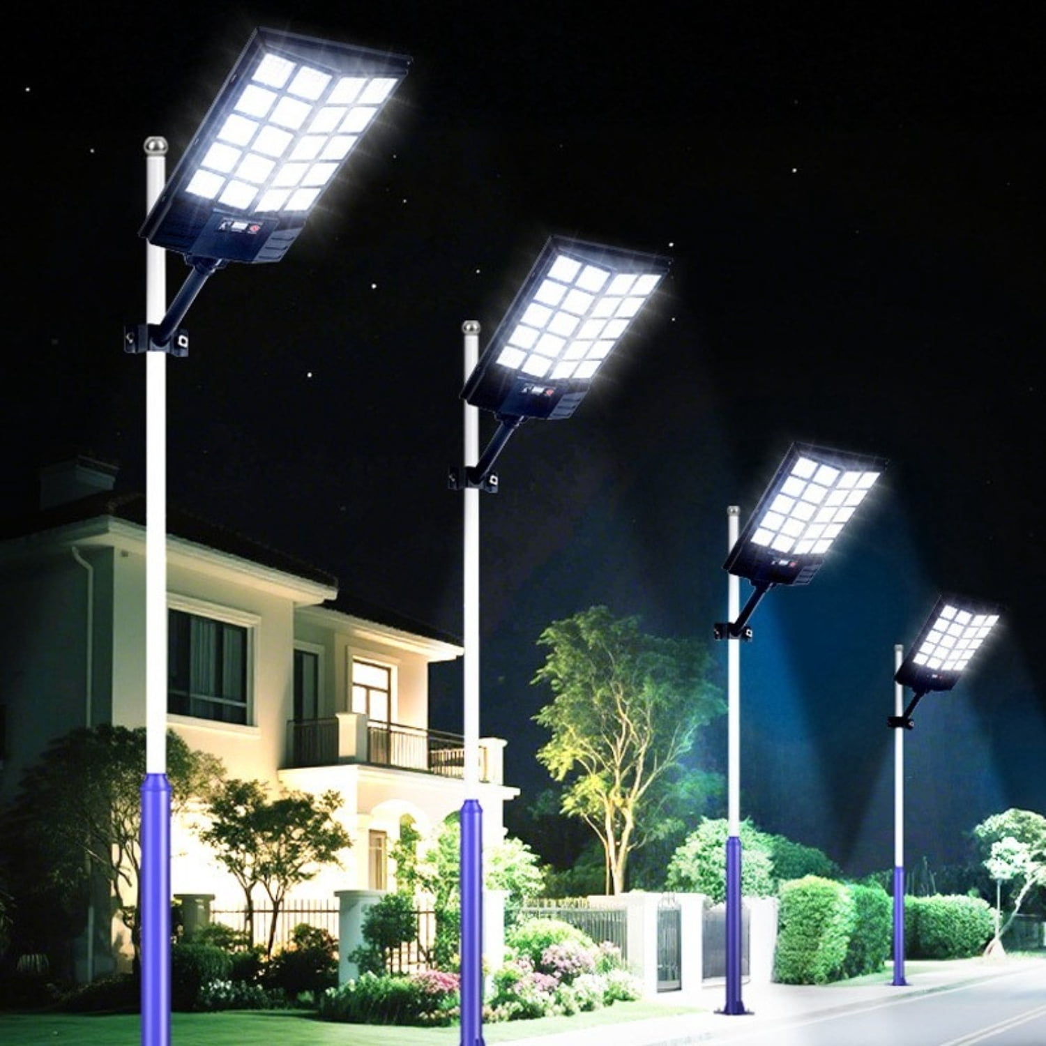 Solar LED Flood Light, Dusk to Dawn, Motion Sensor, 200W, Remote Control