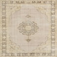 thumbnail image 1 of Ahgly Company Indoor Square Traditional Light French Beige Brown Persian Area Rugs, 3' Square, 1 of 6