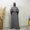 Gray, variant on Womens Solid Color Maxi Hoodie Dress Full Coverage Pullover Long Sleeve Fall Winter Loose Caftan Dresses