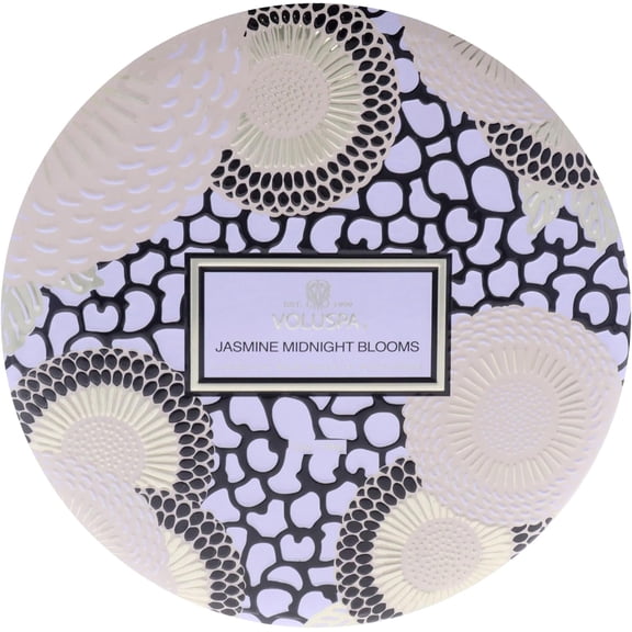 Japonica Collection 3 Wick Tin Candle - Jasmine Midnight Blooms