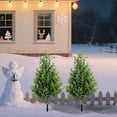 thumbnail image 6 of Artificial Cedar Trees Plants With Ground For Outdoor & Indoor Use Realistic Cedar Topiary Trees Front Porch Decor For Garden Entryway Patio, 6 of 8