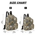 thumbnail image 2 of FORMRS Mini Backpack Purse for Women Quilted Travel Daypack Casual Shoulder Bag, Floral Wilderness Pattern, 2 of 7