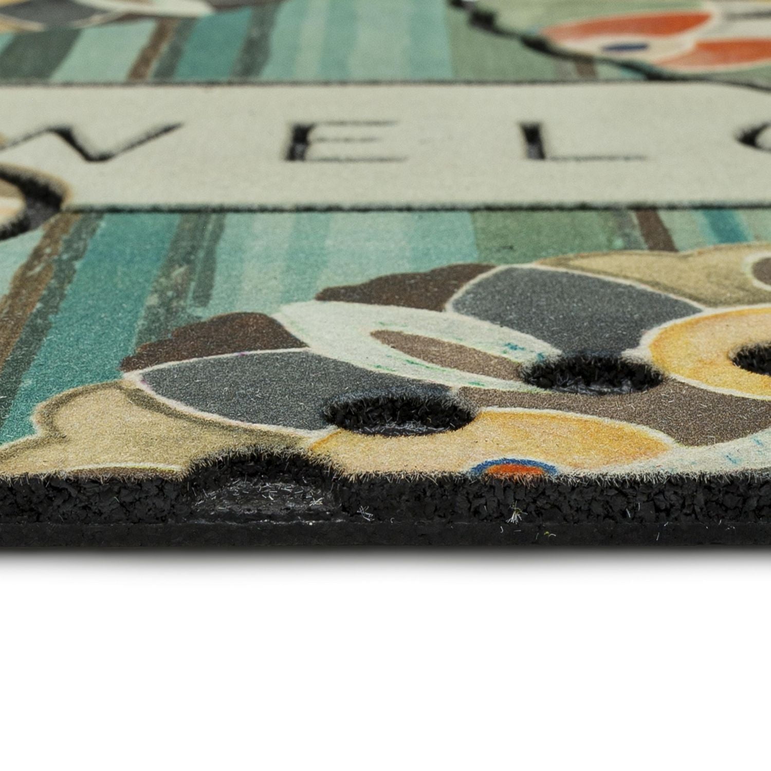 Mainstays Floral Welcome Doorscapes Doormat, 18" x 30"