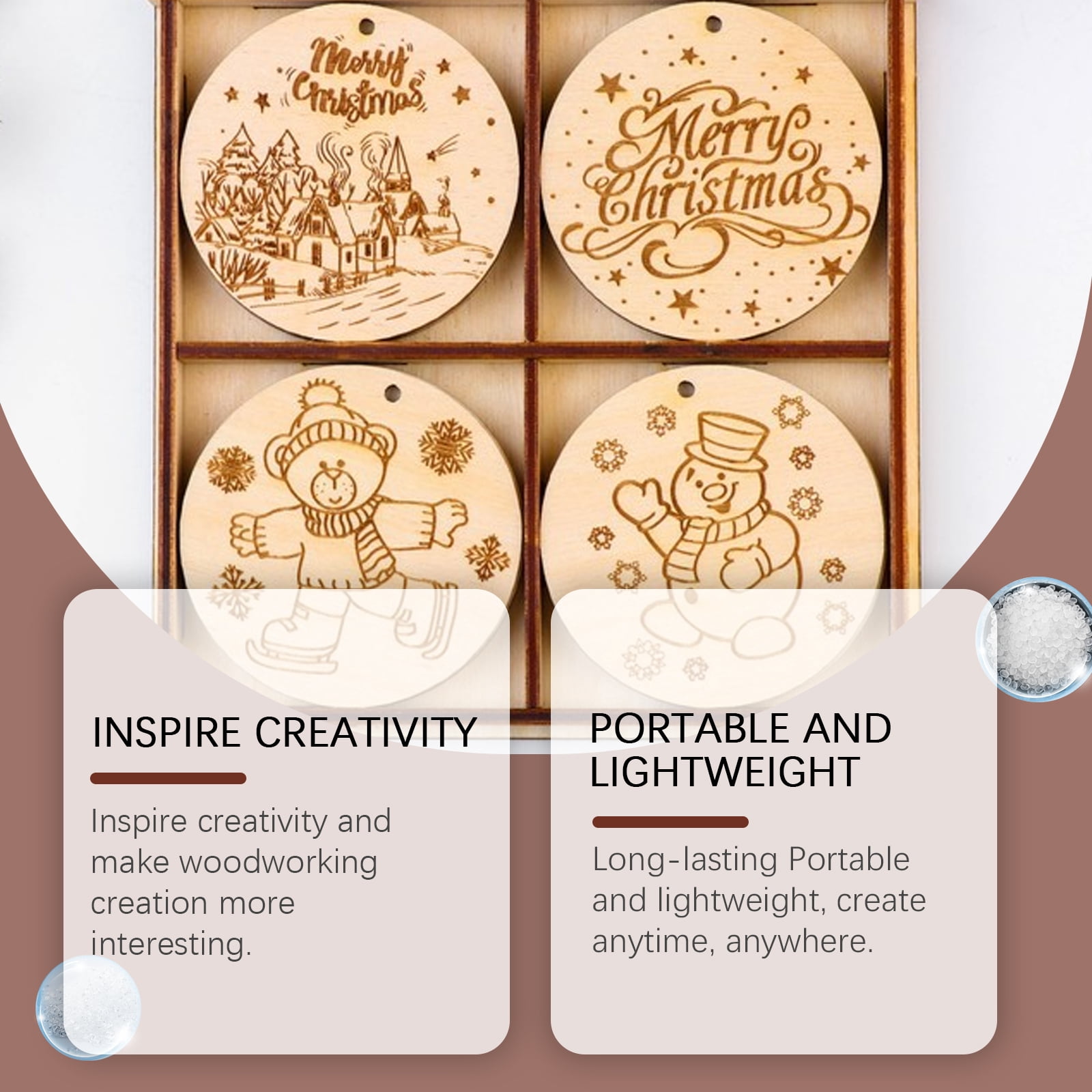 Alvantor Wood Burning Pen Pyrography Marker for Creative Wood Art, DIY Projects, 3PCS