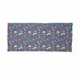 thumbnail image 2 of Nursery Neck Gaiter, Fox Cartoon Heart Dots, Unisex, Dark Salmon Azure Blue, by Ambesonne, 2 of 3
