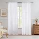 thumbnail image 4 of Juego de 2 cortinas translúcidas que filtran la luz – Paneles con bolsillo para barra para sala de estar, dormitorio u oficina en casa – Tejido de poliéster suave para mayor privacidad y luz s, 4 of 6