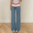 thumbnail image 3 of RUTAYY Women's Casual Pants Elastic Waist Joggers Wide Leg Soft Comfortable Streetwear Athletic Wear Classic Trendy Trousers, 3 of 4
