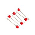 thumbnail image 2 of Ceramic Rose Storage Jar with Fruit Fork Set, Cute Stainless Steel Dessert Fork, Aesthetic Tableware for Home Kitchen Dining Room Daily Use, 2 of 6