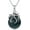 Moss Agate, variant on DVEATR 925 Sterling Silver Octopus Necklace for Women Round Agate Pendant Necklace Gemstone Birthstone for Her Sea Animal Jewelry for Mom Sea Lover