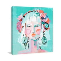 Marmont Hill Painted Pretty Painting Print on Wrapped Canvas