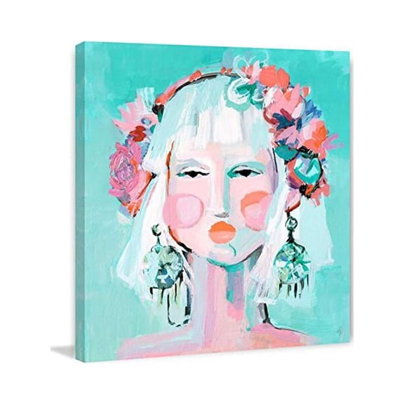 Marmont Hill Painted Pretty Painting Print on Wrapped Canvas
