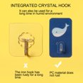 thumbnail image 5 of Wovilon 5Pcs Strong Self Adhesive Door Wall Hangers Hooks Suction Heavy Load Rack Sucker 5Pc Strong Self-Adhesive Door Wall Hanger Hook Suction Cup Hook, 5 of 8