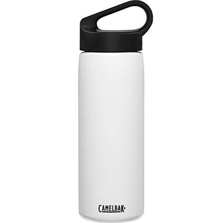 CamelBak Carry Cap Water Bottle - Vacuum Insulated Stainless Steel - Easy Carry - White 20 oz.