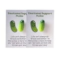 thumbnail image 2 of Clearance Greeting Card under $1,Cute Pickl E Design Pocket Hug Card，you Are Turtley A Wesome，L Ucky Card Jewelry Gift, 2 of 8