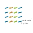 thumbnail image 3 of CIMAXIC Capsule de Message 99 Pcs Lettres Colorées Transparentes Exprimant des Kits Cadeaux d'Amour, 0.79"X0.24"X0.24 Pouces, 3 of 4