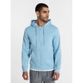 thumbnail image 2 of Athletic Works Men's and Big Men's Fleece Zip Hoodie Sweatshirt, Size S-5XLT, 2 of 6