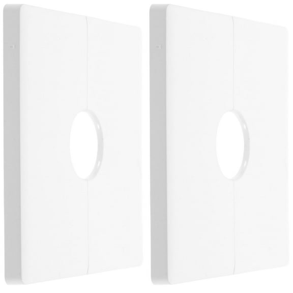 OUNONA 2pcs Wall Hole Cover Plate Solid Outlet Cover Plate Removable Wall Plate Hole For Cable Management Switch And Outlet Plate
