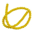 thumbnail image 2 of KLKCMS 1 Brin de Perles Intercalaires Rondelle Turquoise Jaune, 2 of 9