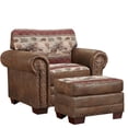 thumbnail image 3 of American Furniture Classics Deer Valley Model 8500-50S Lodge Style 4-Piece Set with Sleeper, 3 of 14