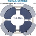 thumbnail image 2 of Heavy Duty Plant Caddy with Adjustable Size, High Load Capacity, Weather Resistant, For Indoor Outdoor Usage (Blue), 2 of 5