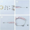 thumbnail image 7 of 20 Pcs 201 Stainless Steel Snap Button Clasps Real 24K Gold Plated Ball and Socket Snap Clasps Round Clasps with 2 Holes Fastener Clasp Connector for DIY Bracelet Necklace, 7 of 7