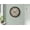 Brown#4, variant on Wall Clock Clocks, 20" Round, Wall Clock, Black, White, Modern,Modern Wall Clock