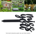 thumbnail image 4 of Cemetery Garden Stake, Compact Portable Metal Rust Proof Memorial Grave Stake Elegant  For Lawn, 4 of 8