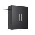 thumbnail image 1 of Prepac HangUps 24" Upper Storage Cabinet, Black, 1 of 9