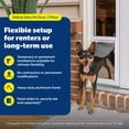 thumbnail image 3 of PetSafe Sliding Glass Cat and Dog Door, Rental Friendly, Medium, 3 of 9